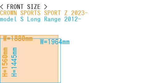 #CROWN SPORTS SPORT Z 2023- + model S Long Range 2012-